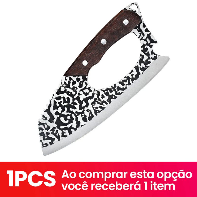 Kit de Facas Churrasco Profissional Antiaderente 6 Peças